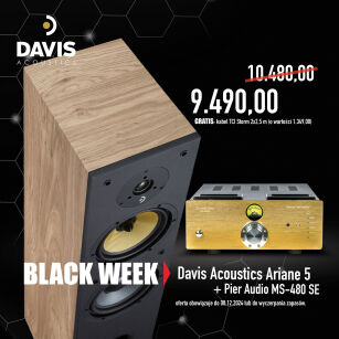 Davis Ariane 5 + Pier Audio MS-480 SE + TCI Storm 2x2,5m (Black Week)