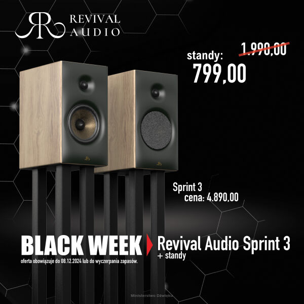 Revival Audio Sprint 3 (3 kolory) + stand (Black Week)