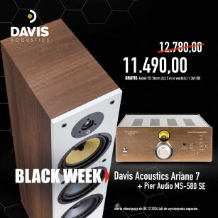 Davis Ariane 7 + Pier Audio MS-580 SE + TCI Storm 2x2,5m (Black Week)