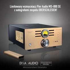 Pier Audio MS-880 SE złoty - limitowany wzmacniacz - autografy OBERSCHLESIEN! - salon audio Warszawa al. Krakowska 223 - tel: 606 553 190