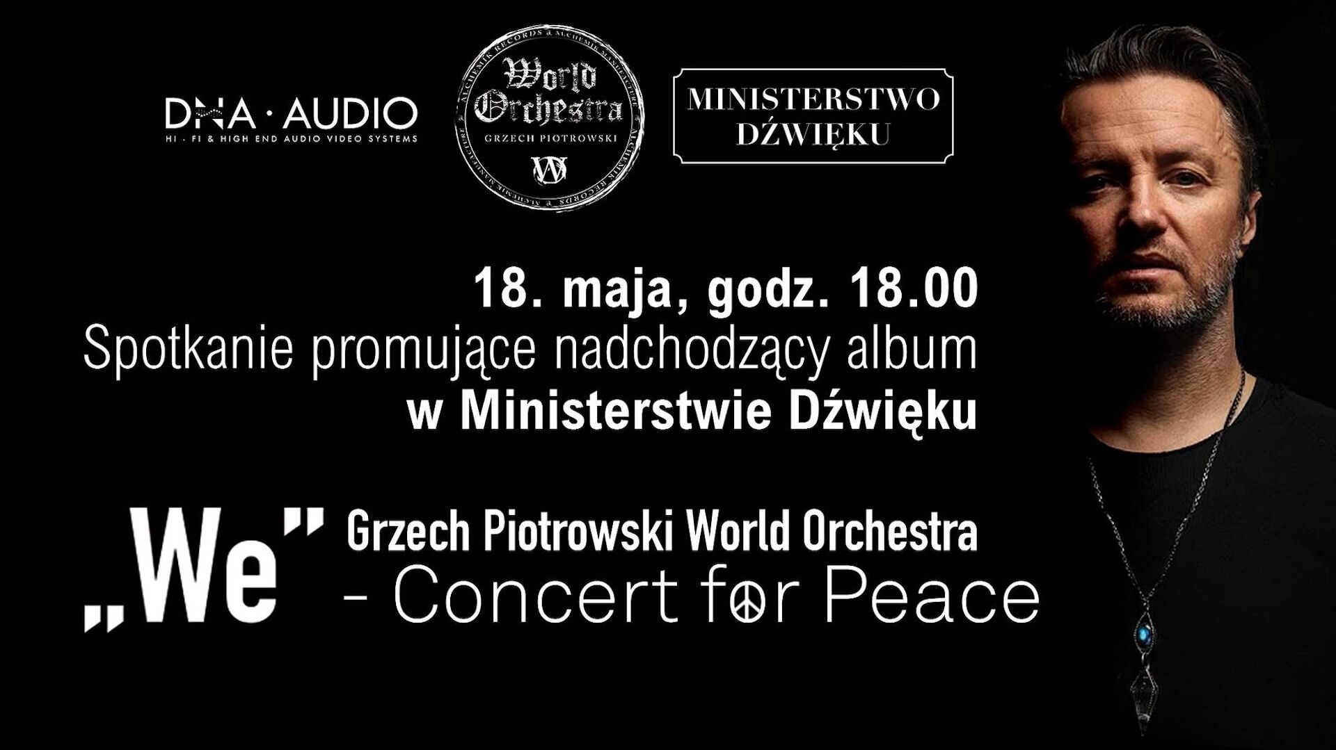 Grzech Piotrowski - spotkanie z Artystą promujące nadchodzący album „WE”